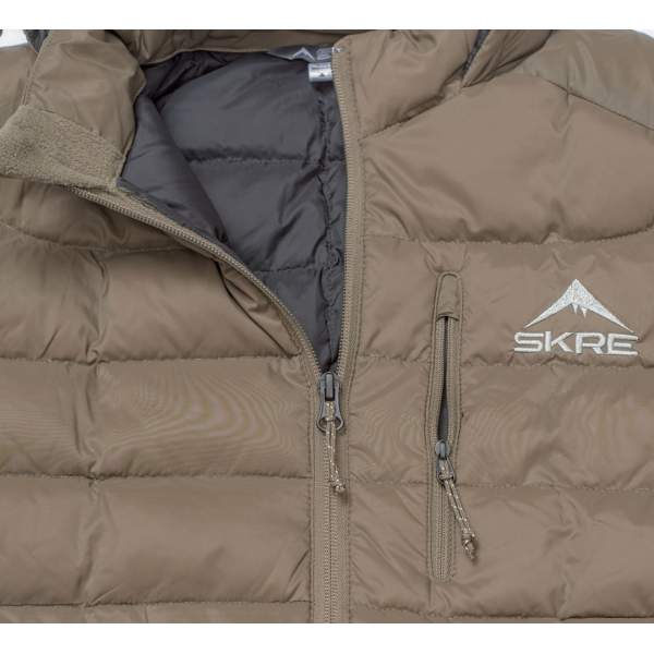 SKRE PTARMIGAN 850 ULTRA DOWN HOODIE, Earth Brown