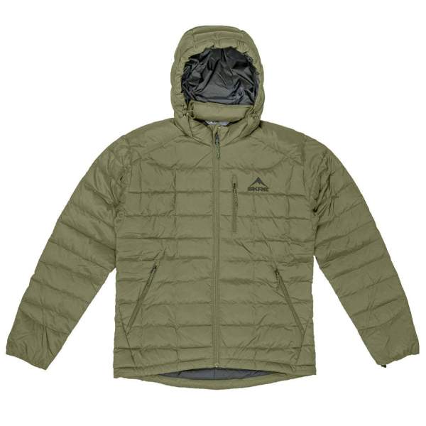 SKRE PTARMIGAN 850 ULTRA DOWN HOODIE, Olive Green