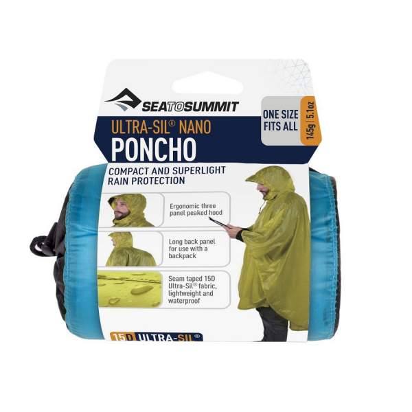 Sea to Summit ULTRA-SIL NANO PONCHO, Blue