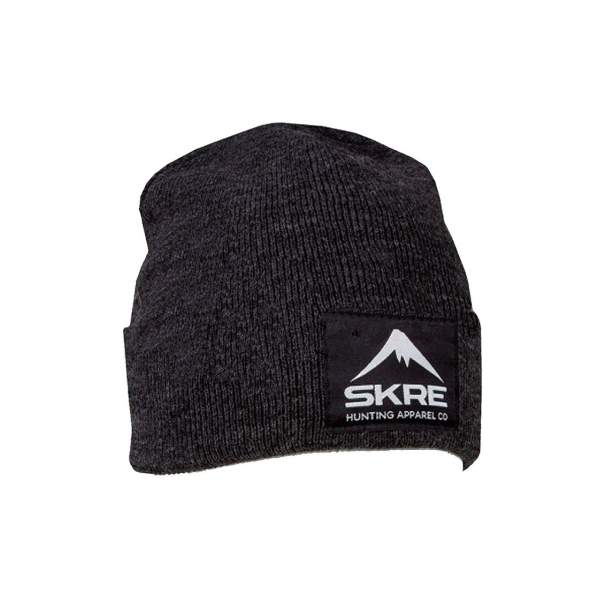 SKRE CUFFED FLEECE BEANIE, тёмно-серый