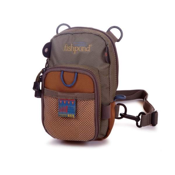 Fishpond San Juan Vertical Chest Pack, Sand/Saddle Brown