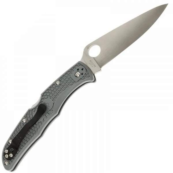 Spyderco Endura 4 Lightweight Flat Ground Gray, клинок P 9,7 см