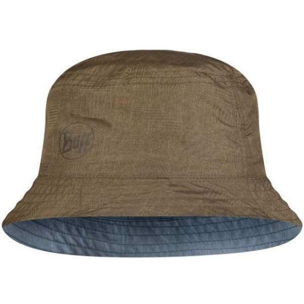 Buff Travel Bucket Hat, Zadok Blue-Olive