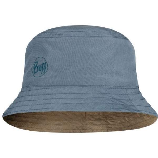 Buff Travel Bucket Hat, Zadok Blue-Olive