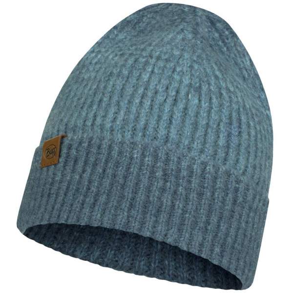 Buff Knitted Hat Marin, Denim