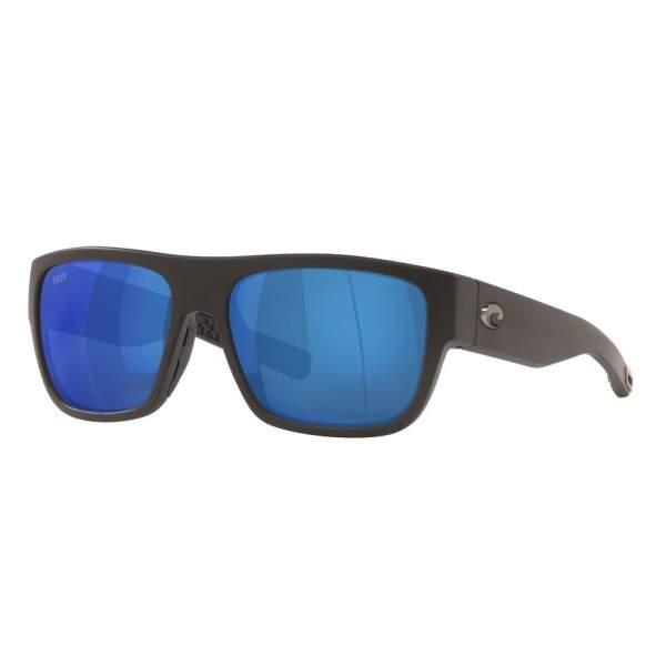 Costa Sampan Blue Mirror 580P, Matte Black Frame