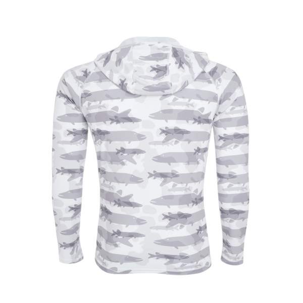 Футболка Pike SUNSHIELD HOODIE, Print CamoGrey