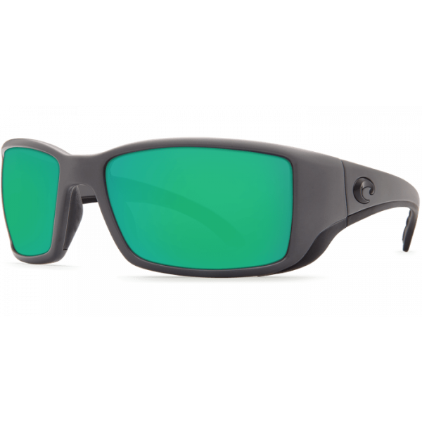 Costa Blackfin Green Mirror 580P, Matte Gray Frame