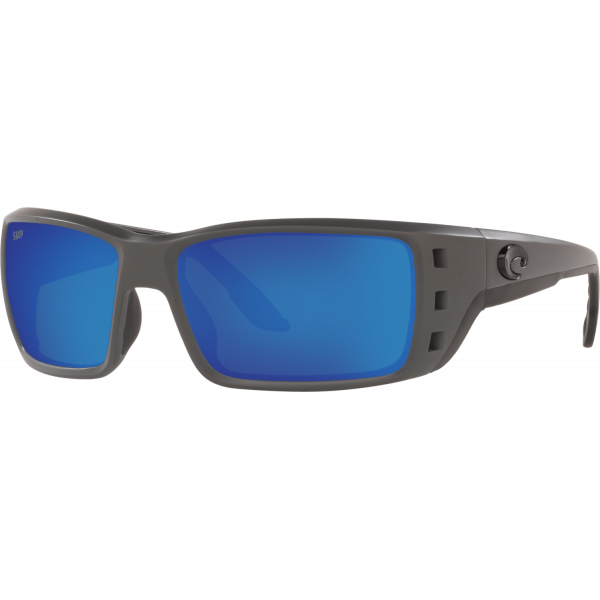 Costa Permit, Blue Mirror 580P, Matte Gray Frame