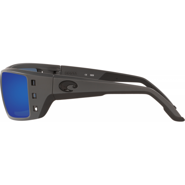 Costa Permit, Blue Mirror 580P, Matte Gray Frame