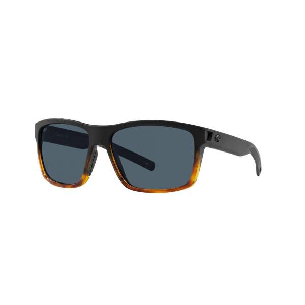 Costa Slack Tide Gray 580P, Matte Black Shiny Tortoise