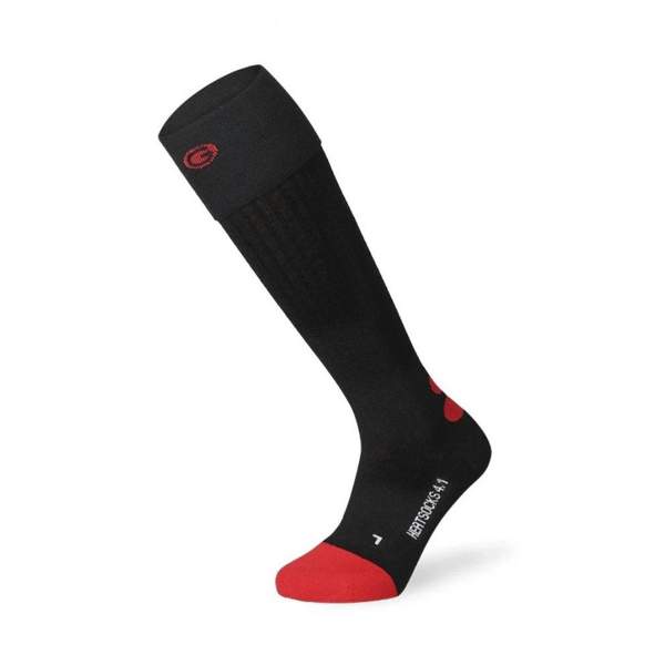 LENZ HEAT SOCK 4.1 TOE CAP, Black