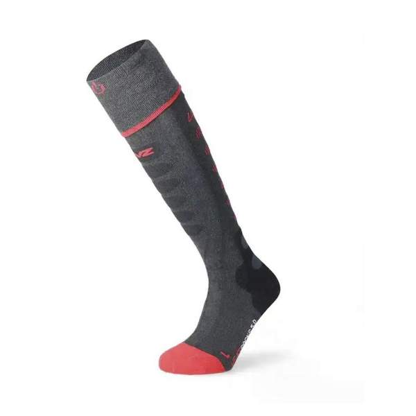 LENZ HEAT SOCK 5.1 TOE CAP REGULAR FIT ANTHRACITE, Red