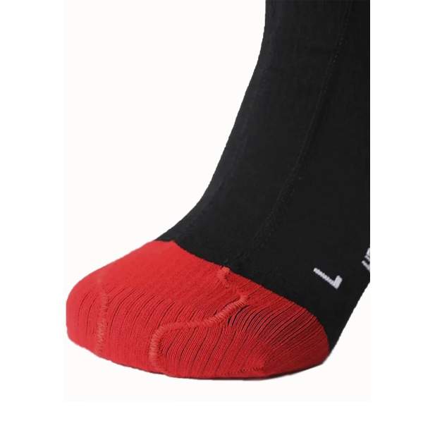 LENZ HEAT SOCK 6.1 TOE CAP MERINO COMPRESSION, Black