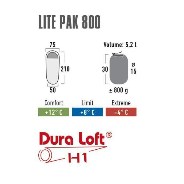 High Peak LITE PAK 800, зелёный