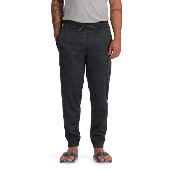 Simms Challenger Sweatpants, Black Heather