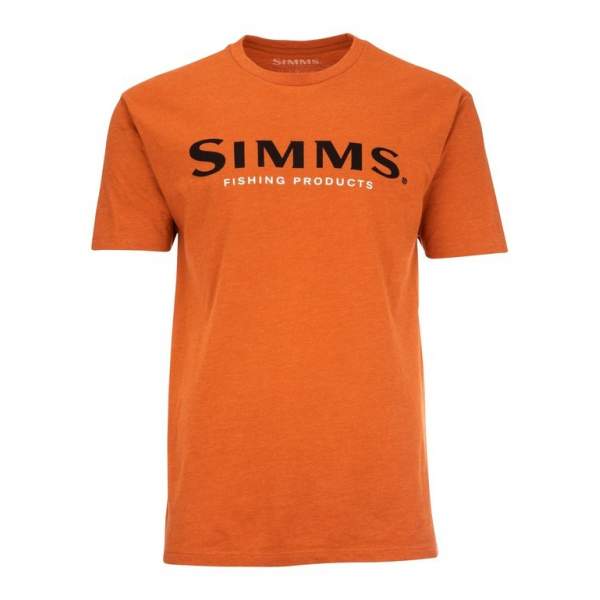 Simms Logo T-Shirt, Adobe Heather