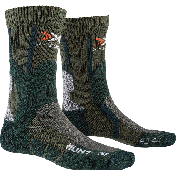 X-SOCKS HUNT SHORT SOCKS, Olive Green