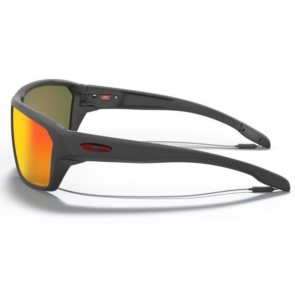 Oakley SPLIT SHOT MATTE HEATHER GREY, PRIZM RUBY POLARIZED