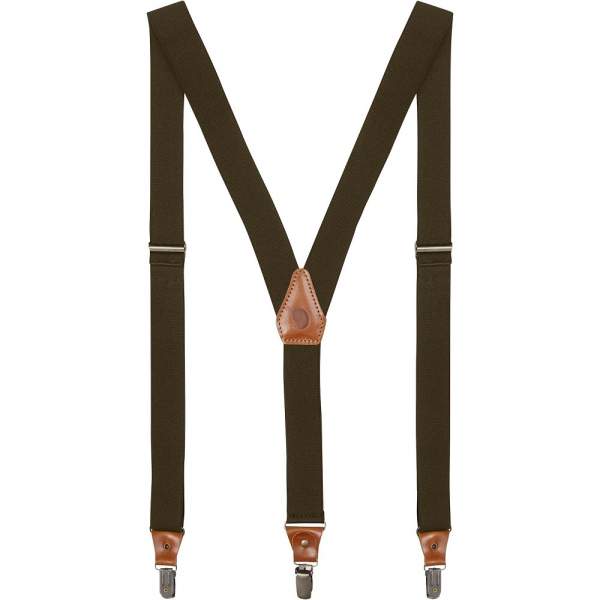 Fjallraven Singi Clip Suspenders, Dark Olive