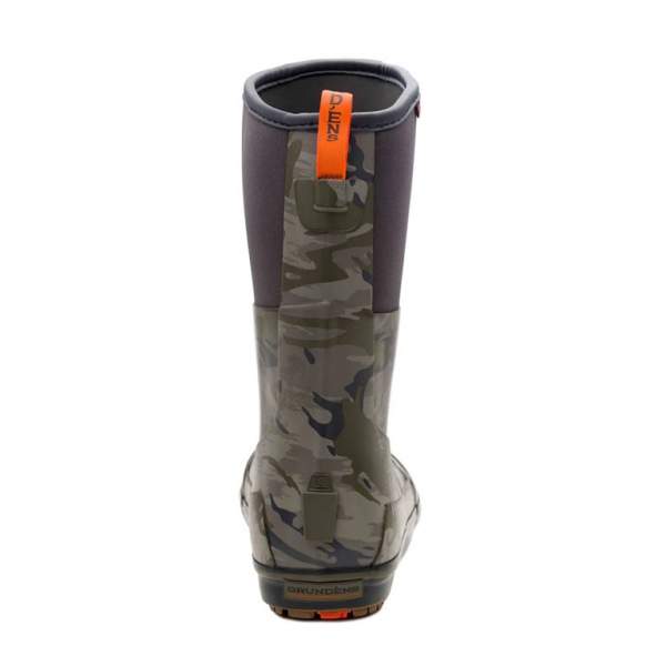 Grundens 12 Inch Deck Boot, Stone Camo