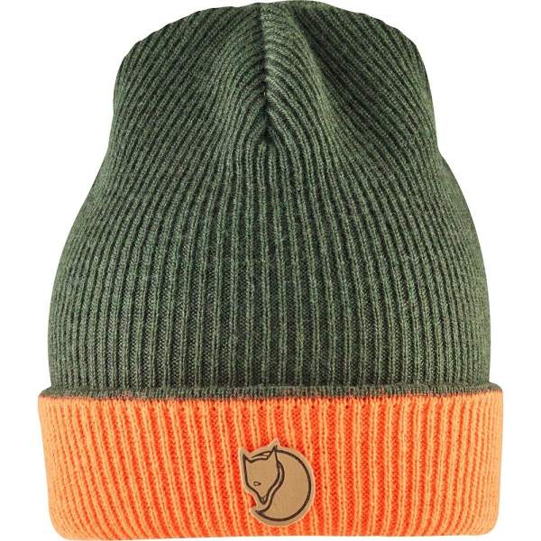 Fjallraven Sormland Reversable Beanie, Dark Olive