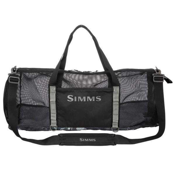 Simms Challenger Mesh Duffel, 60L, Hex Flo Camo Carbon