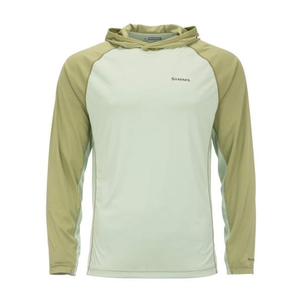 Simms Bugstopper Solarflex Hoody, Lt. Green-Sage Heather