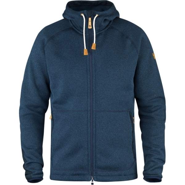 Fjallraven Övik Fleece Hoodie M, Navy