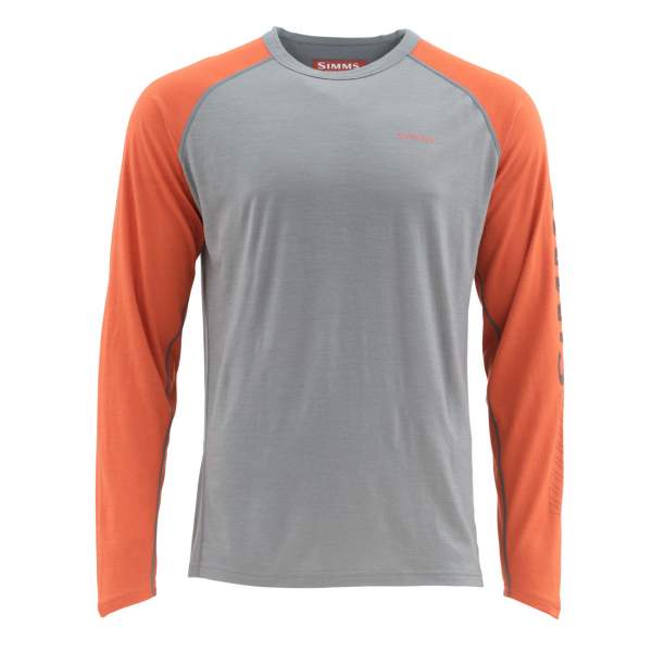 Simms Ultra-Wool Core Top, Simms Orange