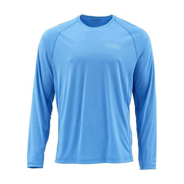 Simms SolarFlex LS Crewneck - Solid, Pacific Heather