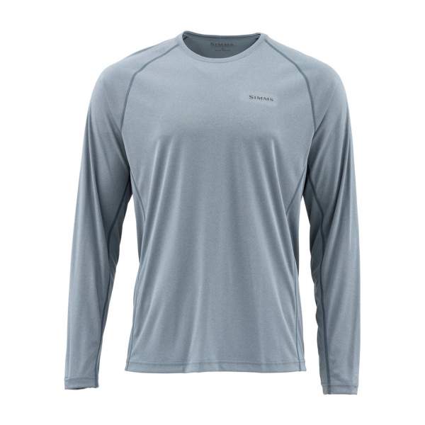 Simms SolarFlex LS Crewneck - Solid, Storm Heather