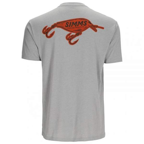 Simms Square Bill T-Shirt, Cinder Heather