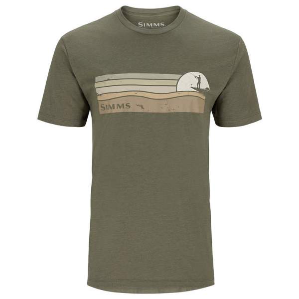 Simms Sunset T-Shirt, Military Heather