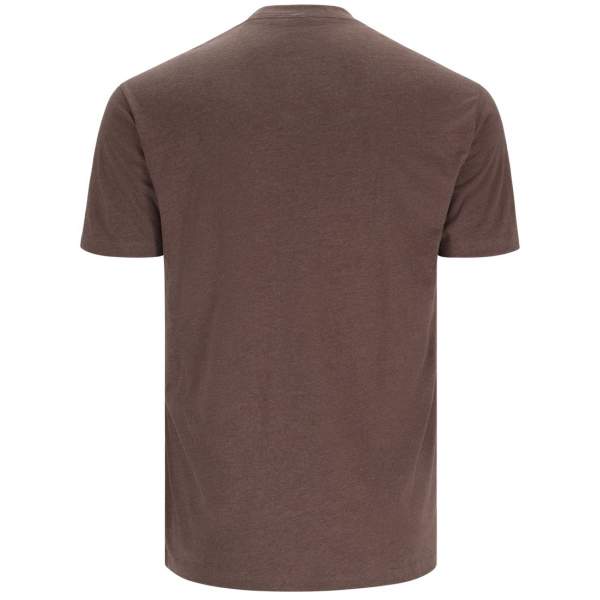 Simms Wood Trout Fill T-Shirt, Brown Heather