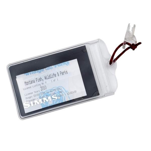 Simms Waterproof License Holder, Clear