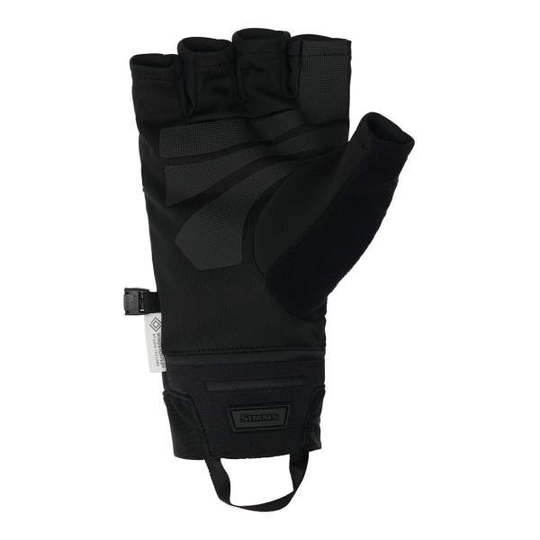 Simms Windstopper Half-Finger Glove, Black