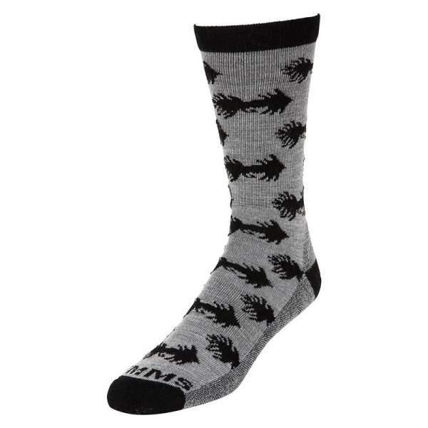 Simms Daily Sock, Woolly Bugger Steel