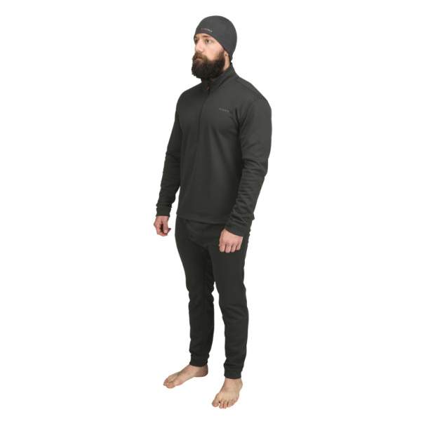 Simms Midweight Core Quarter-Zip, Carbon