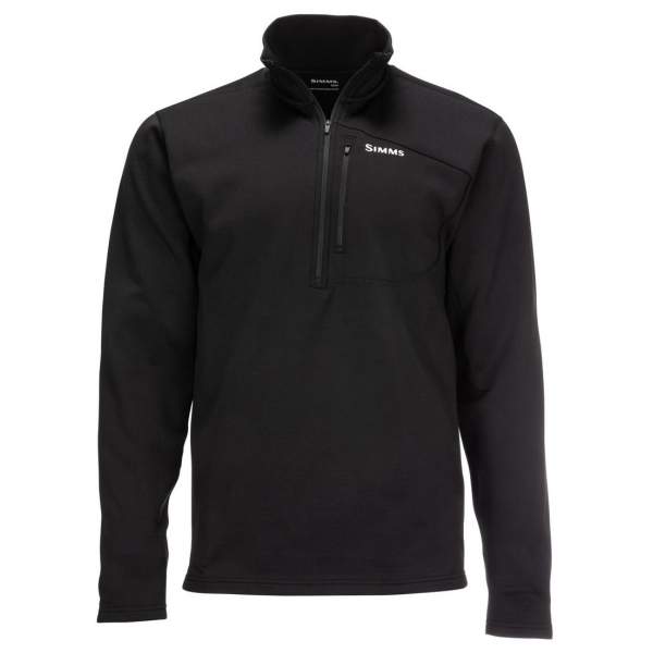 Simms Thermal 1-4 Zip Top, Black