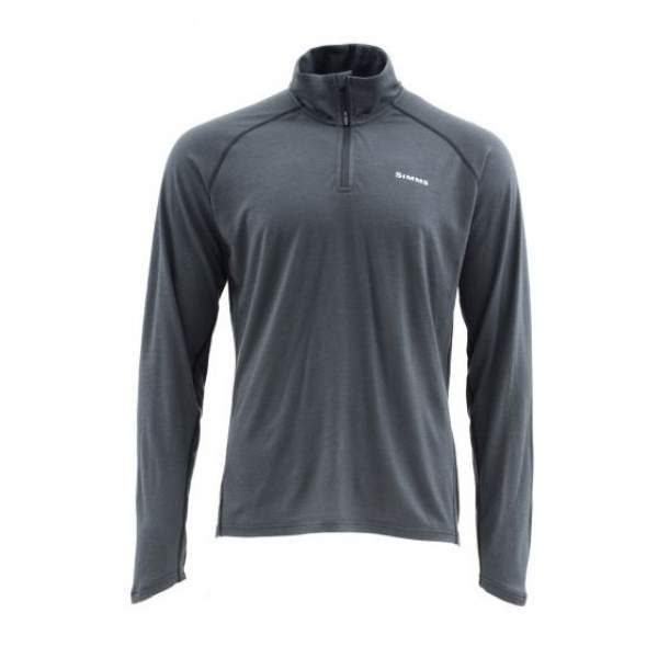 Simms Ultra-Wool Core 1-4 Zip, Raven