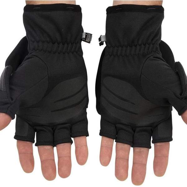 Рукавицы Simms Freestone Foldover Mitt, Black