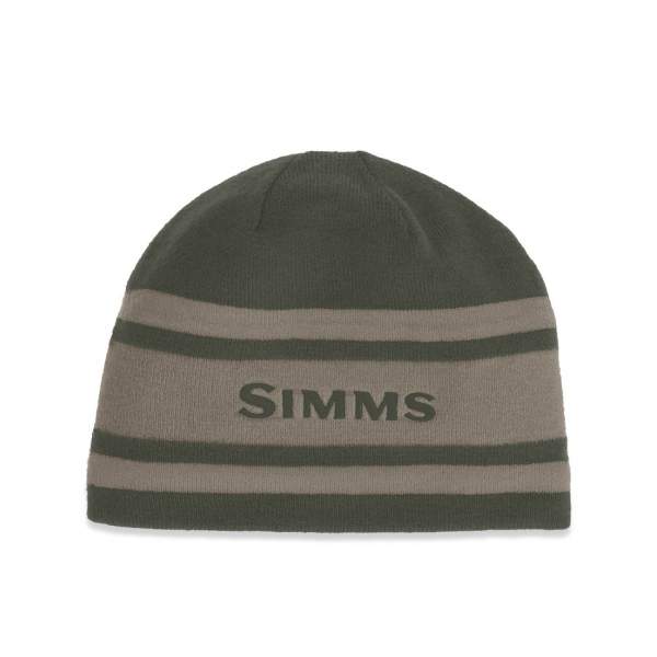 Simms Hayward Wool Beanie, Dark Olive