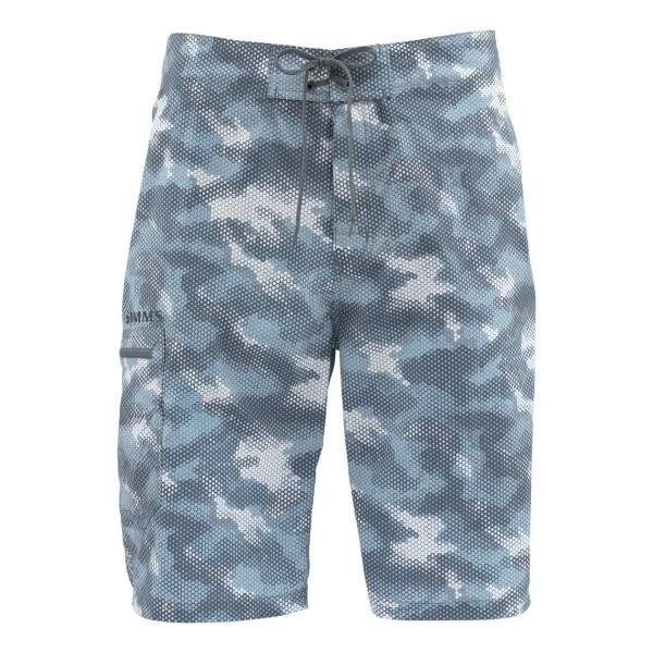 Simms Surf Short - Print, Hex Camo Storm