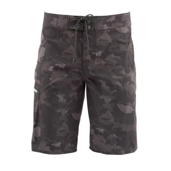 Simms Tumunu Board Short - Print, Hex Flo Camo Carbon