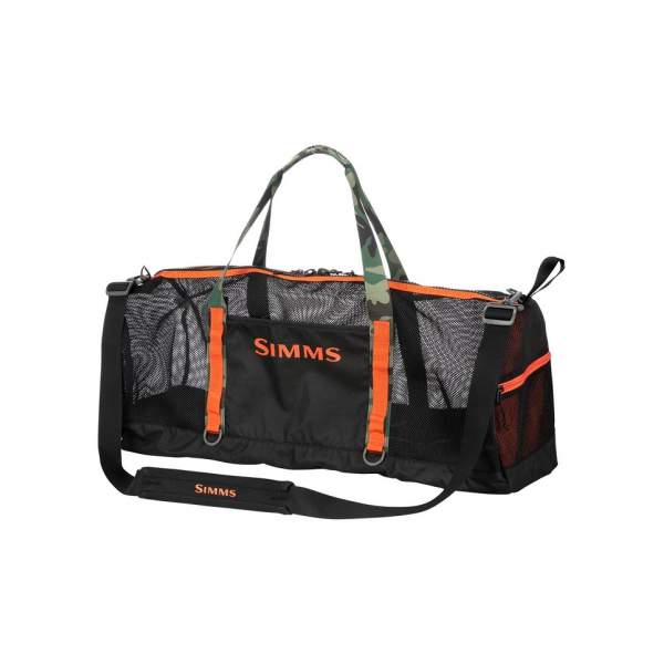 Simms Challenger Mesh Duffel, 60L, Black