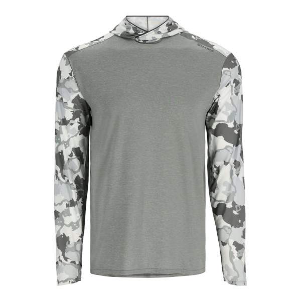 Simms Bugstopper Solarflex Hoody, Cinder-Regiment Camo Cinder