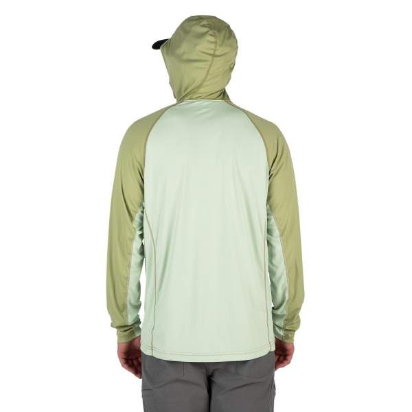 Simms Bugstopper Solarflex Hoody, Lt. Green-Sage Heather