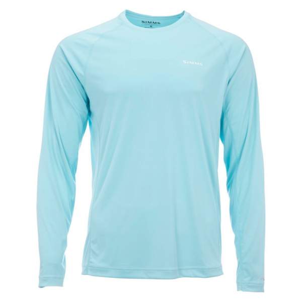 Simms SolarFlex LS Crewneck Solid, Laguna