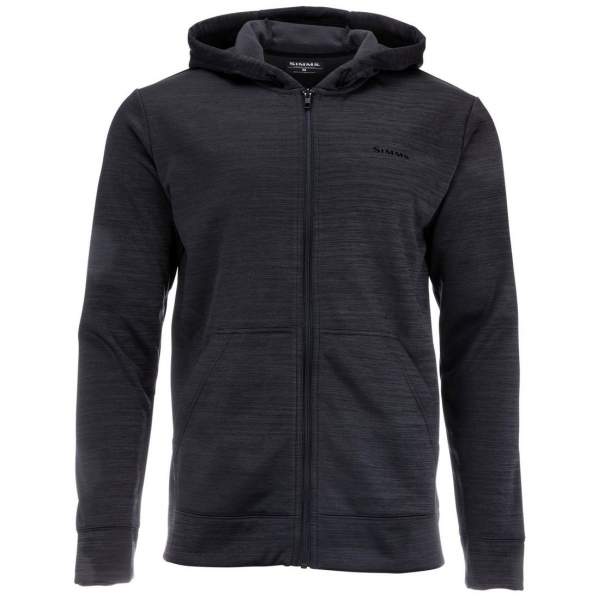 Simms Challenger Hoody - Full Zip '21, Black Heather